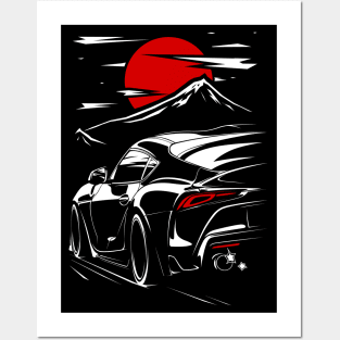 Toyota GR Supra j29 Touge Posters and Art